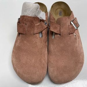 BIrkinstock Boston Clogs pink Size 11